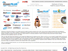 Tablet Screenshot of homeplusproducts.com